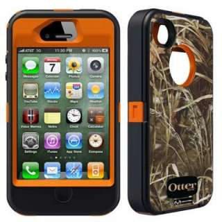 OTTERBOX DEFENDER CASE FOR APPLE IPHONE 4S 4 BLAZE ORANGE MAXX 