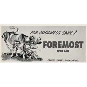  1950 Billboard Foremost Dairies Milk Cows Keith Ward 