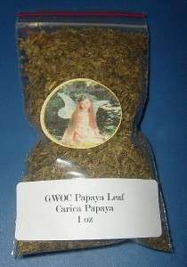 Papaya Leaf Carica Herb Herbal 1 oz  