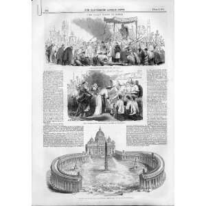    Holy Week Rome & Palm Sunday Spitalfields 1844