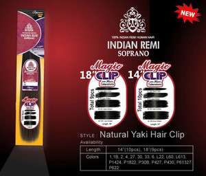   Hair 100% Indian Remi Human Hair Soprano Magic Clip on Hair Extensions