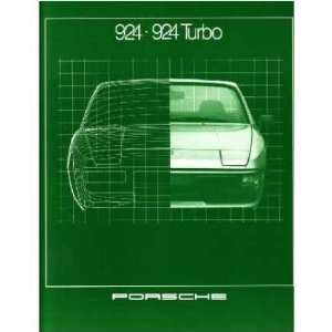  1981 PORSCHE 924 & 924 TURBO Sales Brochure Book 