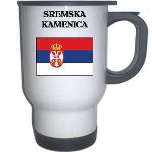  Serbia   SREMSKA KAMENICA White Stainless Steel Mug 