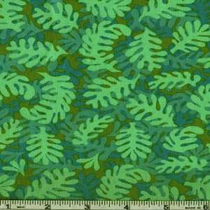  45 Wide Jewels Of The Sea Celestia Green Fabric By The 
