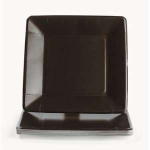 com Square Dinner Plates   Chocolate Brown   Tableware & Party Plates 