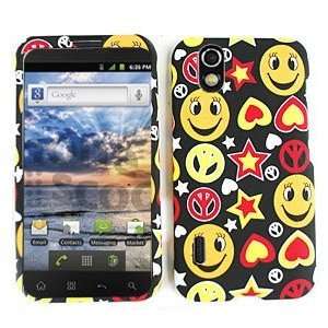  CELL PHONE CASE COVER FOR LG MARQUEE / MAJESTIC LS 855 SMILEYS 