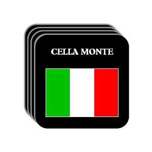  Italy   CELLA MONTE Set of 4 Mini Mousepad Coasters 