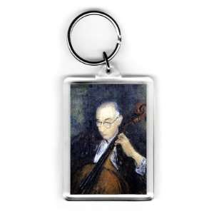 My Cellist, 1996 (oil on canvas) by Patricia Espir   Acrylic Keyring 