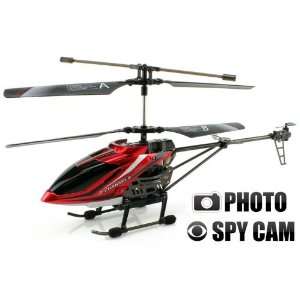 Spy Cam Helicopter RC Gyro Video Camera 3.5CH Alloy Hawk 