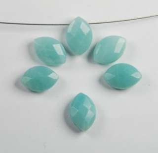 Natural ite 8mmx12mm Faceted Leaf Beads CB 059  