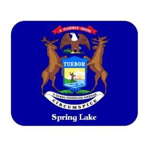  US State Flag   Spring Lake, Michigan (MI) Mouse Pad 
