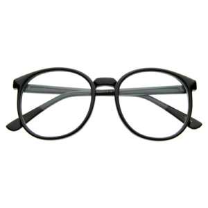 Indie Retro Round Clear Lens Spectacle Glasses 2891 Art  