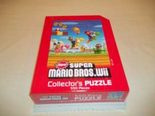 new super mario bros collectors puzzle 550 pieces  