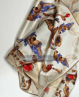 Cartier Pave Cartier Animal Jewelry Scarf in Beige  