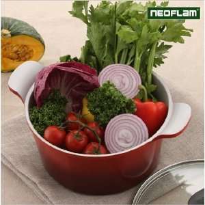  Neoflam Ceramic Coating Casserole Red 9/24cm(4.3 L) /Made 