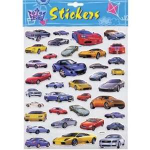  Sports cars sheet stickers Toys & Games