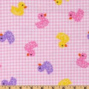   Flannel Duck Mini Plaid Pink Fabric By The Yard Arts, Crafts & Sewing