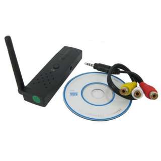 Video and Audio Surveillance 4 Channel 2.4GHz Wireless USB DVR 