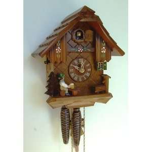  Schneider Chalet Cuckoo Clock with Beer Drinker, Model 
