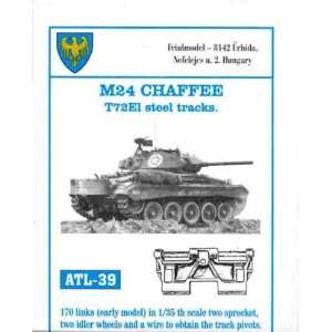 M24 Chaffe T72E1 Early Type Tank Track Link Set (170 Links 