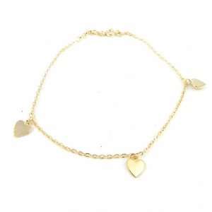  Ankle chain Love plated gold. Jewelry