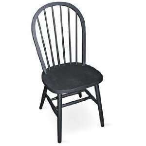   Windsor Black Finish 37 1/2 High Spindle Back Chair
