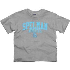  Spelman College Jaguars Youth Athletics T Shirt   Ash 