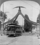 Description 1904 Photo of The Eagle Gate, Salt Lake City, Utah. Size 