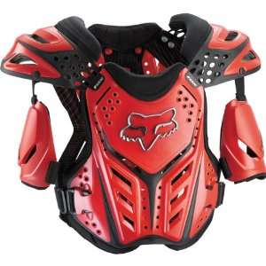  FOX Racing MX RACEFRAME Roost Guard Red S Sports 