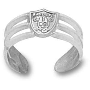    Oakland Raiders NFL Logo Toe Ring (Silver)