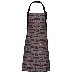  NCAA Louisville Cardinals Charcoal Barbecue Apron