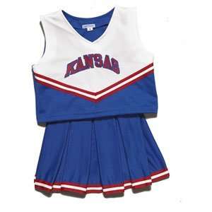  Jayhawks NCAA Cheerdreamer Two Piece Uniform (Blue 6) Sports