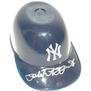  Phil Rizzuto New York Yankees Autographed Mini Batting 