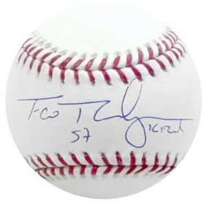   Autographed Baseball with K Rod Inscription
