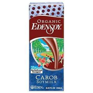 EdenSoy Organic Soymilk, Carob, 8.45 Ounce Boxes (Pack of 27)  