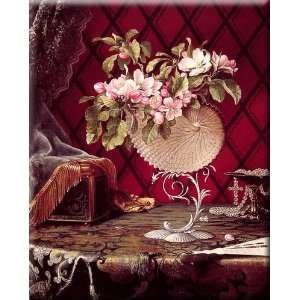  Still Life with Apple Blossoms in a Nautilus Shell 13x16 