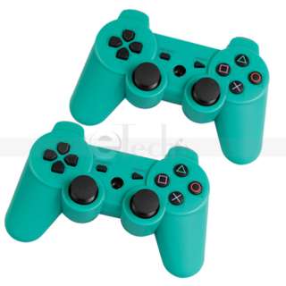   Bluetooth Game Controller for Sony Playstation 3 PS3 Green Joypad
