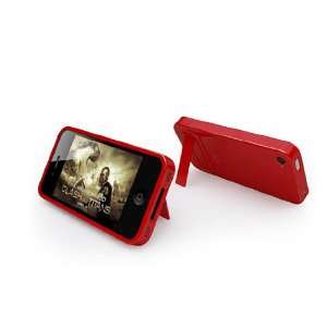  iKit Gloss Flip Hard Case for iPhone 4 (AT&T)   Red Cell 