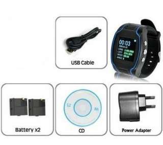 LCD Quad Band GPS GSM GPRS Cellphone Wrist Watch  