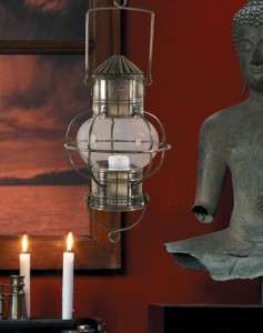 Globe Oil / Candle Marine Lantern Antique Reproduction  