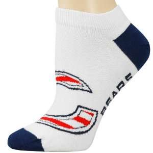 Chicago Bears Ladies White Patriotic Ankle Socks  Sports 