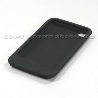 BLACK SILICONE CASE COVER FM TRANSMITTER STYLUS PEN FOR APPLE IPOD 