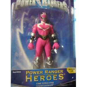  Power Rangers Series 13 Heroes   Time Force Pink Power 