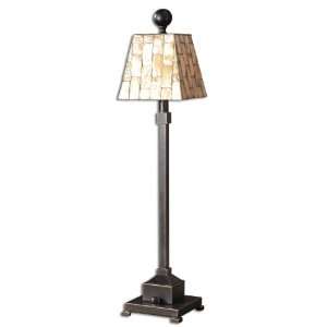 Uttermost 32.5 Inch Sabella Buffet Lamp In Oil Rubbed Bronze Metal 