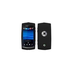 Sony Ericsson U5A/Vivaz (Black) Gummy Skin Cell Phones 