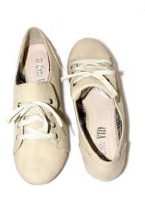 Chance II   Lace up Comfort Sneaker   Beige