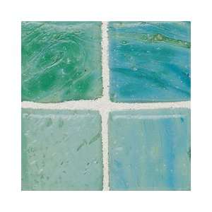  Daltile Sonterra Verde Opalized 1 x 1 Glass Mosaic Tile 