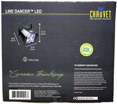 Chauvet Line Dancer LED 4 channel DMX 512 Rotating & Crisscrossing 