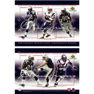 New England Patriots Super Bowl XXXVIII Champions Commemorative Card