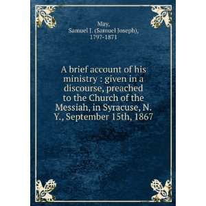   September 15th, 1867 Samuel J. (Samuel Joseph), 1797 1871 May Books